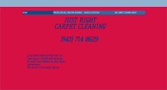 Desktop Screenshot of justrightcarpetcleaningsc.com